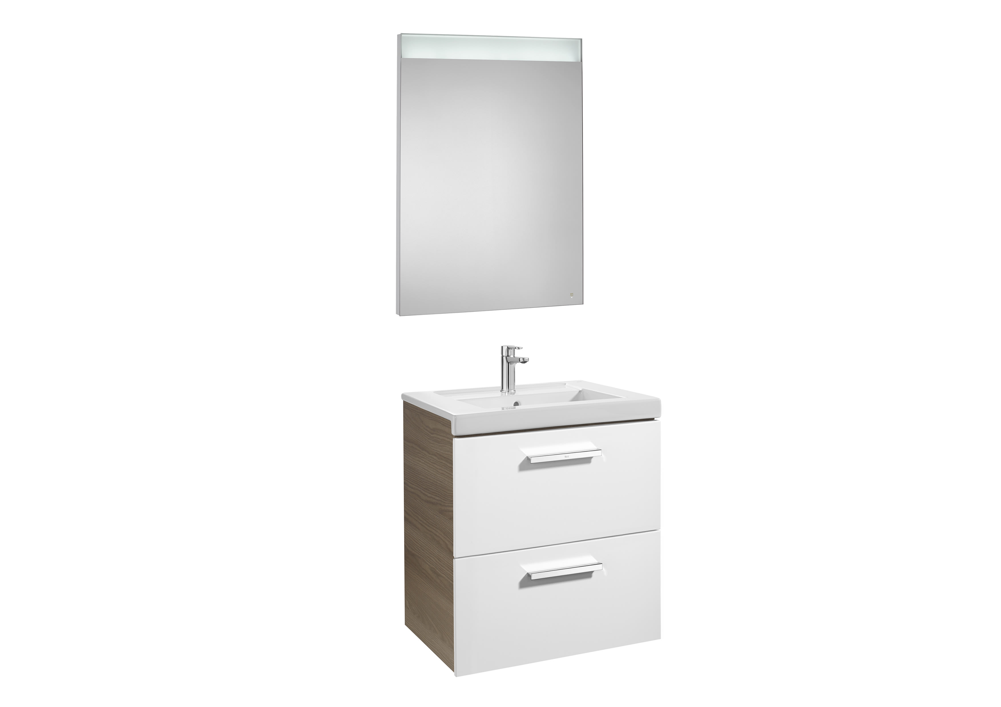 Movéis com lavatório Branco Brilho Prisma A855935806 Roca