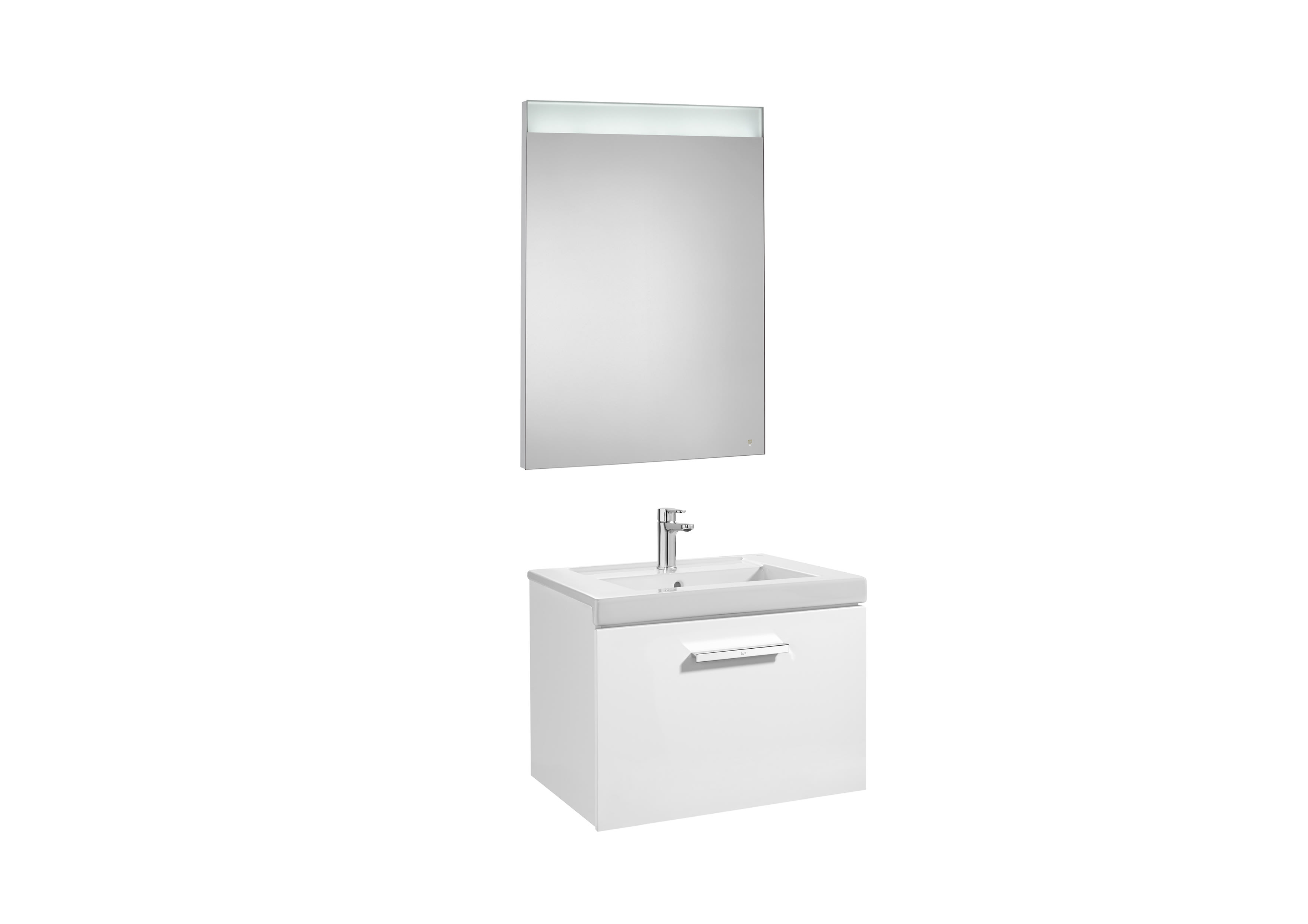 Movéis com lavatório Branco Brilho Prisma A855928806 Roca