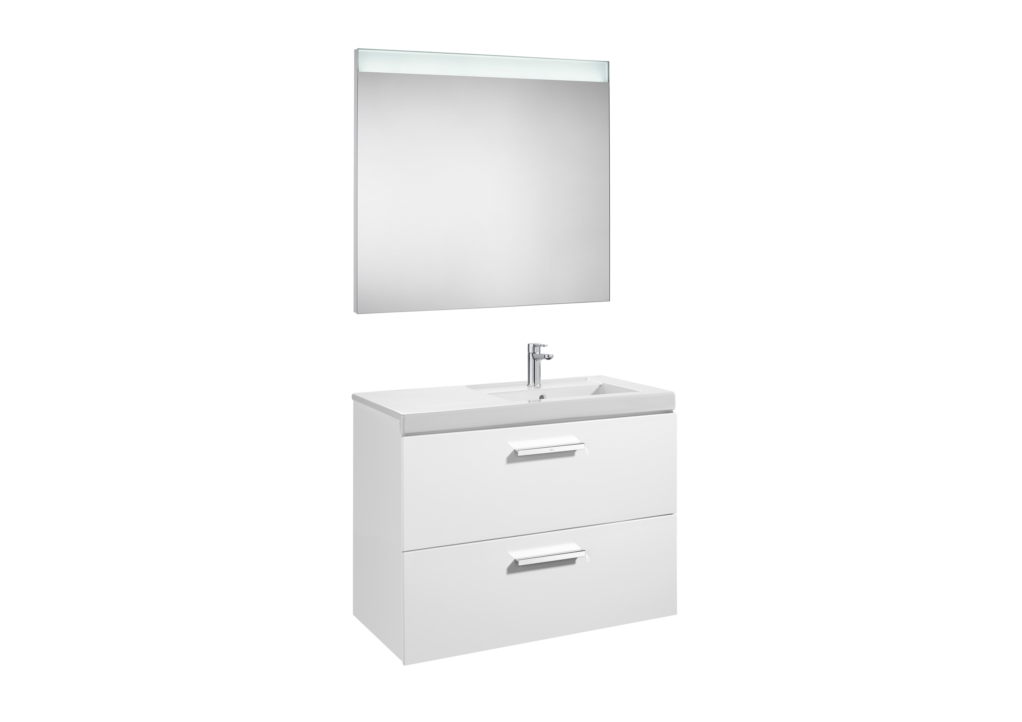 Movéis com lavatório Branco Brilho Prisma A855938806 Roca