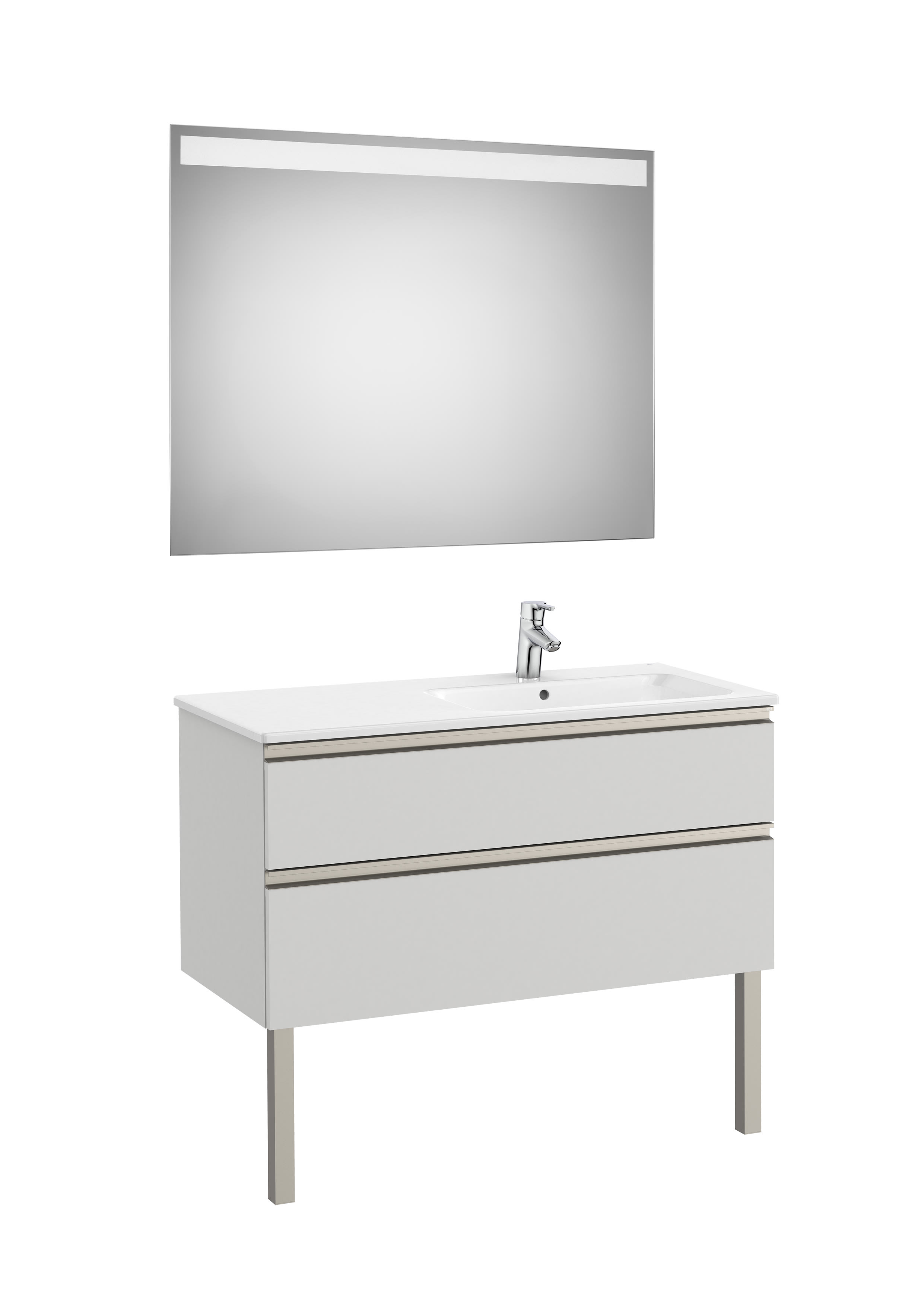 Movéis com lavatório Cinzento Ártico The Gap A851515447 Roca