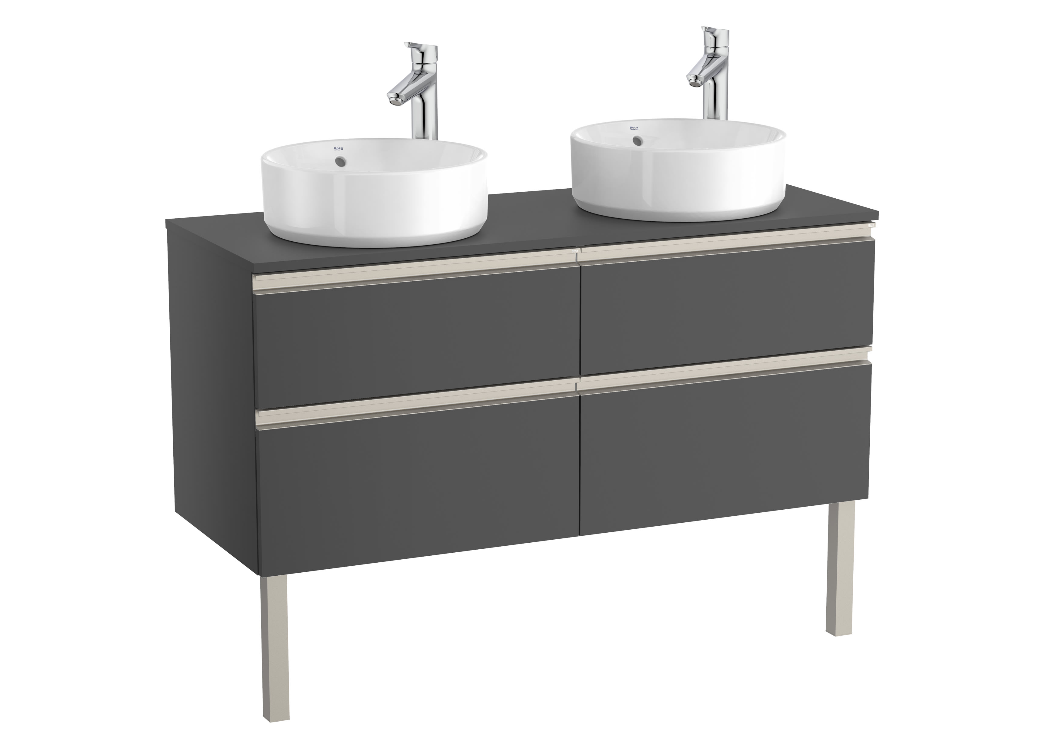 Móveis base Cinzento antracite The Gap A851506153 Roca