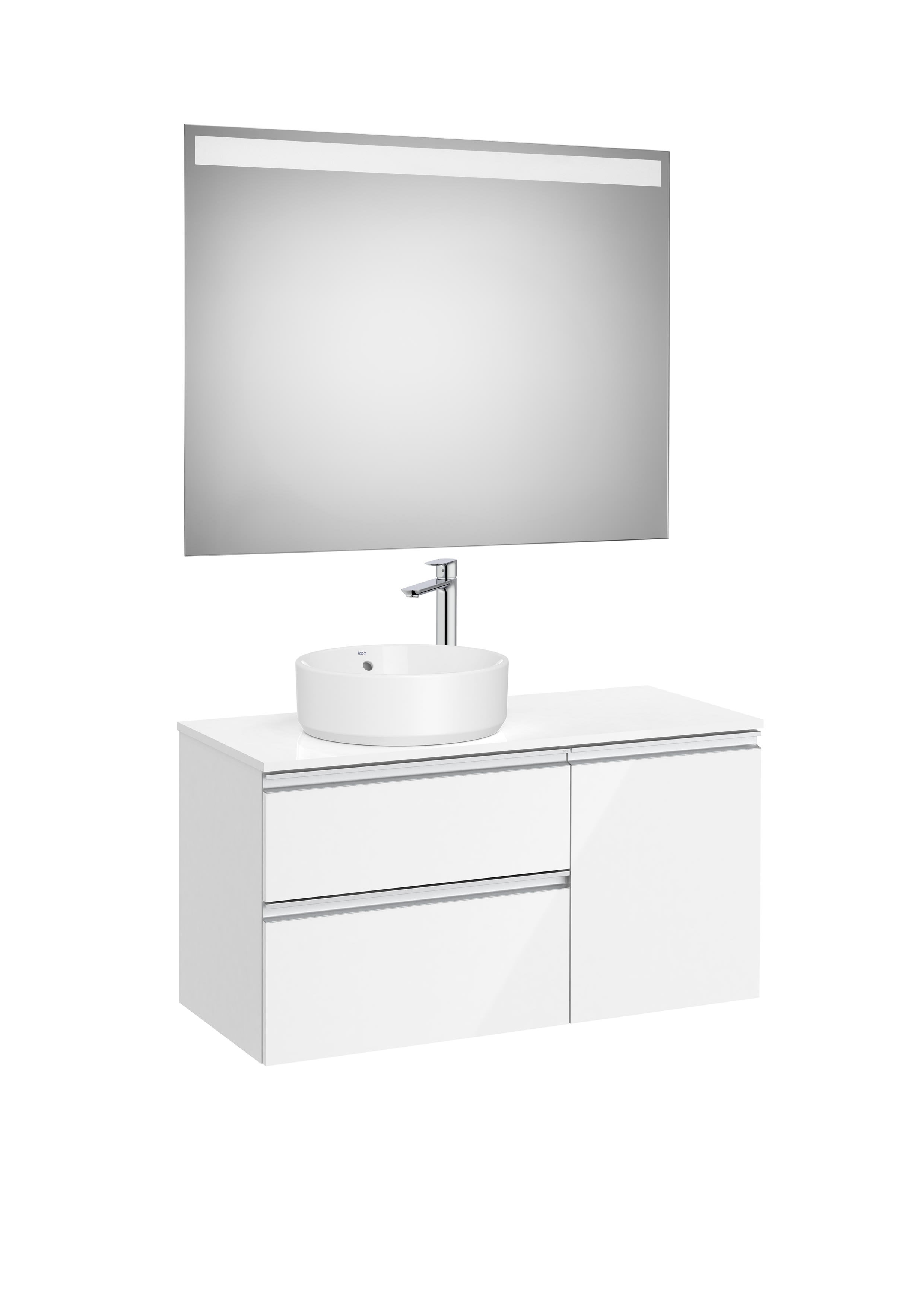 Movéis com lavatório Branco brilho The Gap A852000806 Roca
