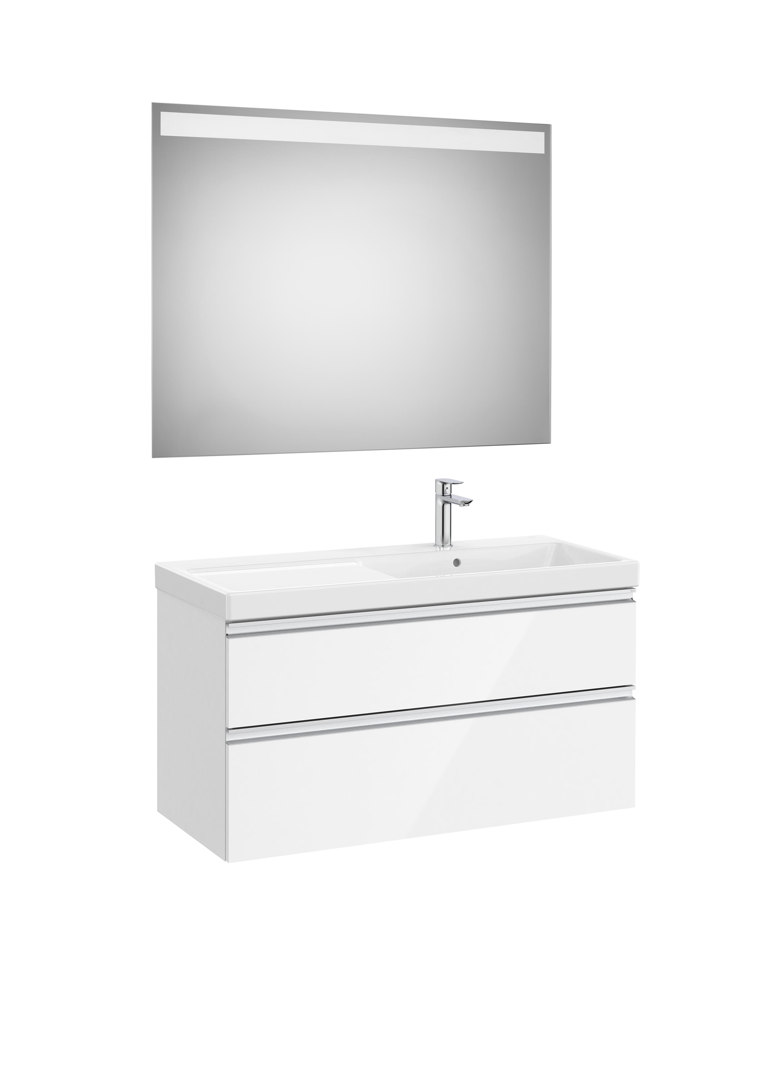 Movéis com lavatório Branco brilho The Gap A851978806 Roca