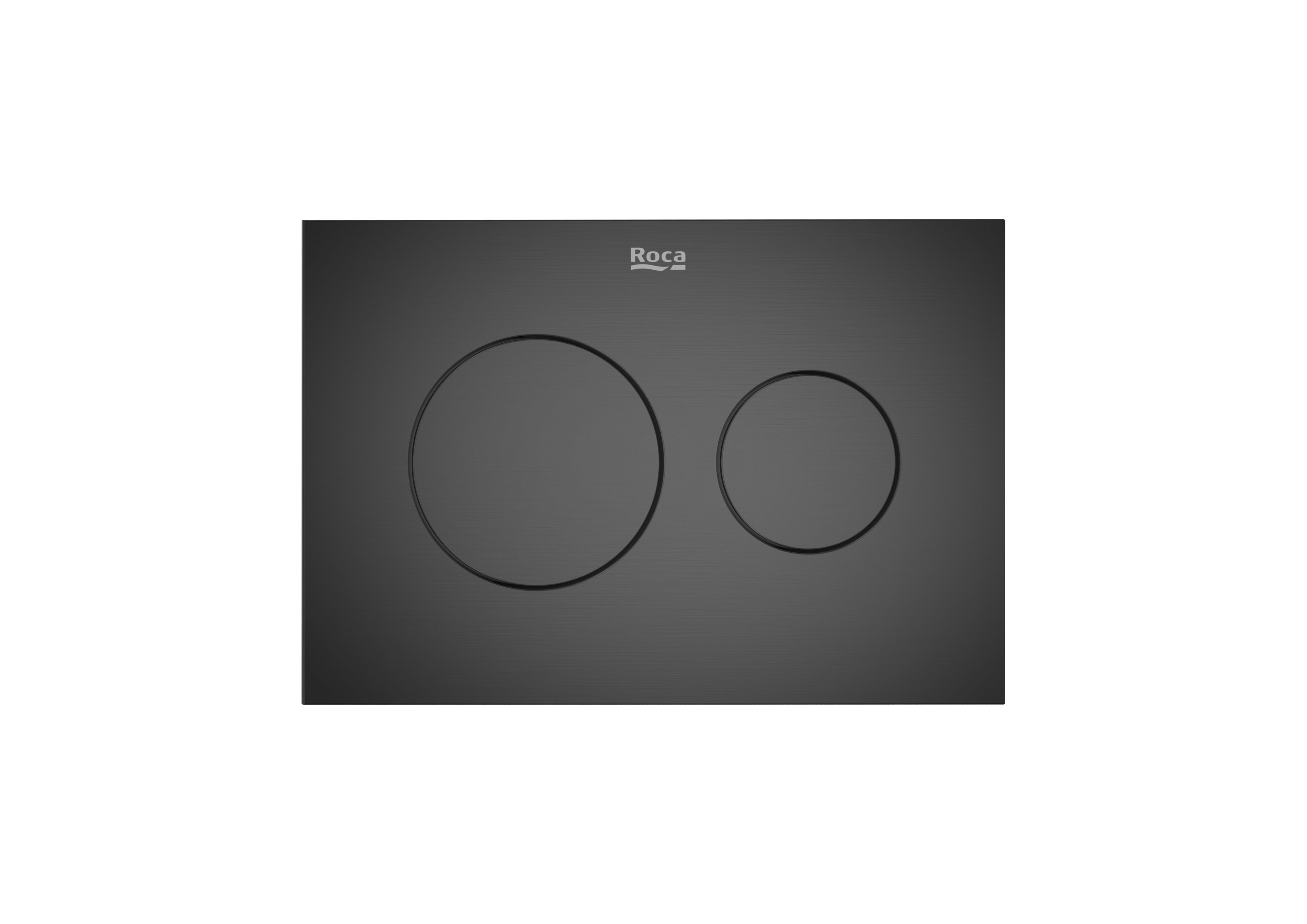 Placas de acionamento Preto titânio Duplo S A8902233CN Roca