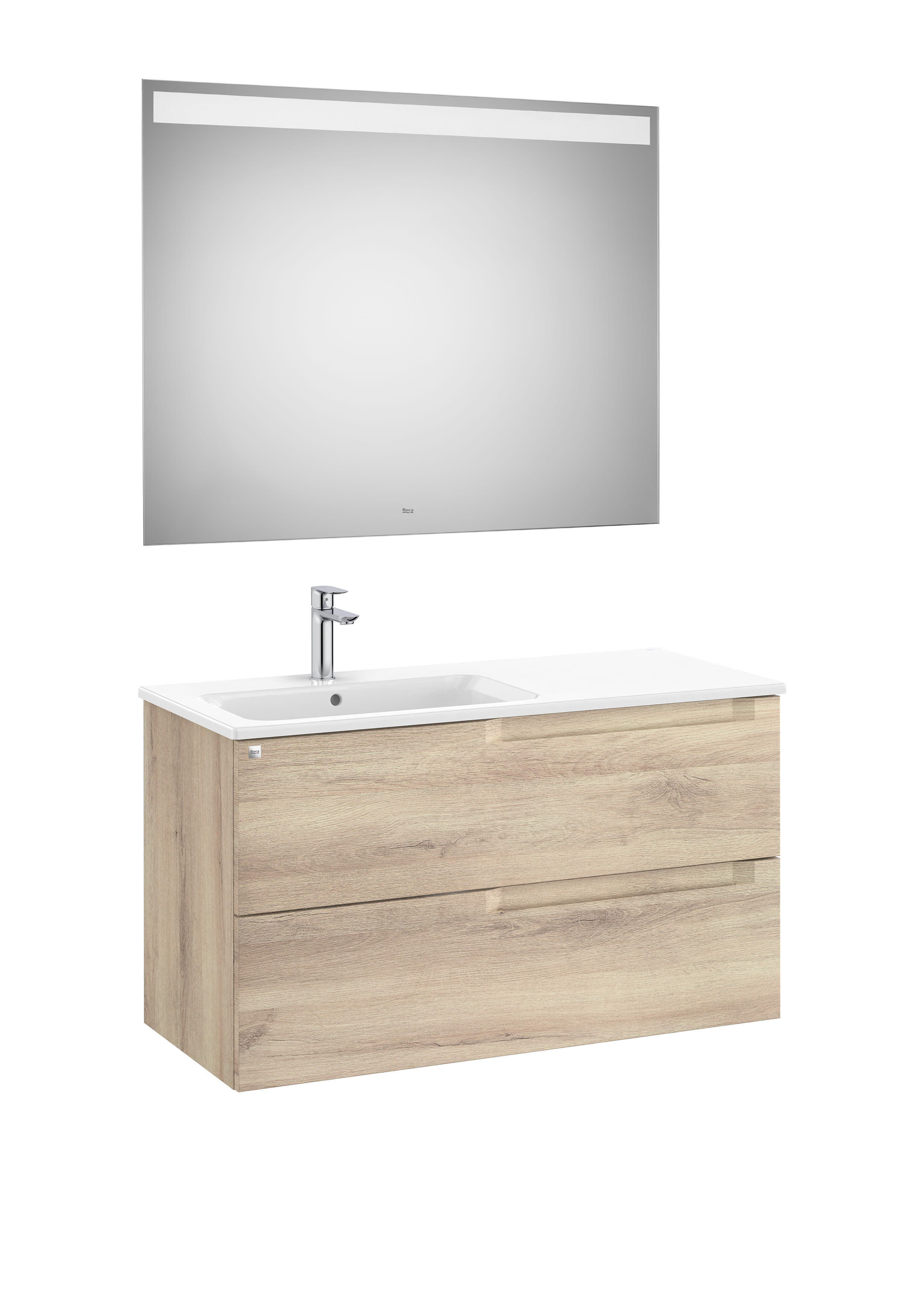 Movéis com lavatório Beige Wood Aleyda A851840524 Roca