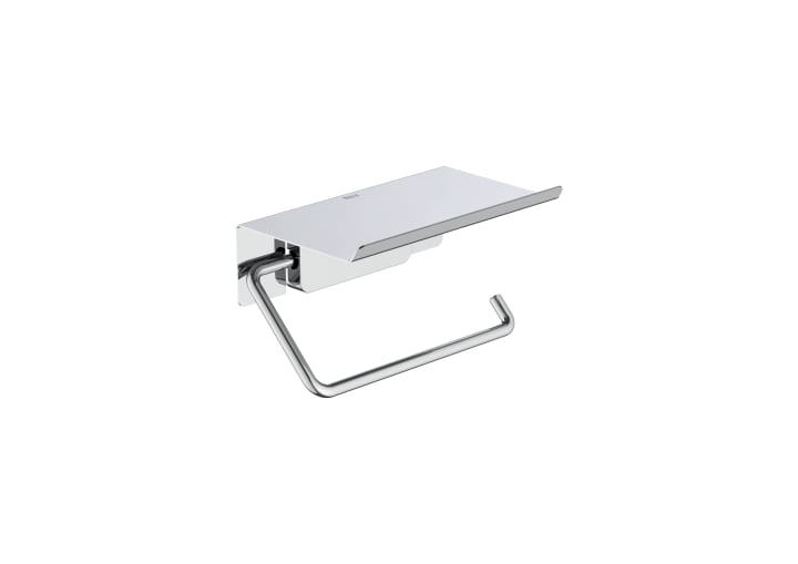 Porta-rolo com tampa (instalção com parafusos ou adesivo)