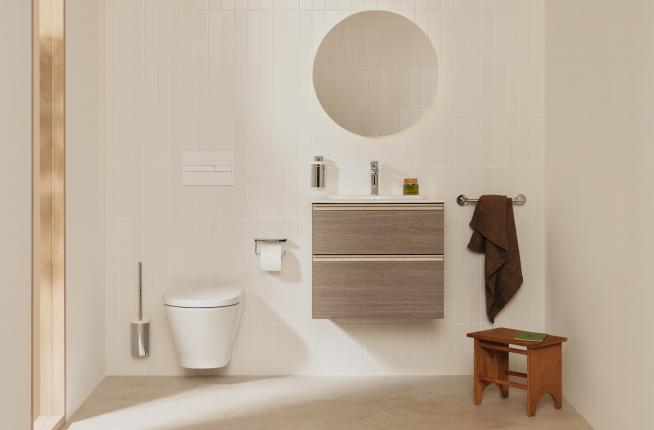 Escolha cinco móveis para espaços de banho para cinco tipos de casa