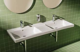 Os lavatórios murais têm vindo a ganhar cada vez mais popularidade no design de interiores