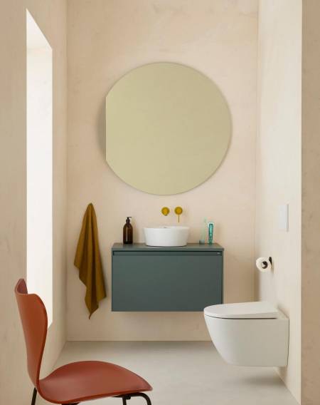 Uma sanita compacta é perfeita para casas de banho pequenas